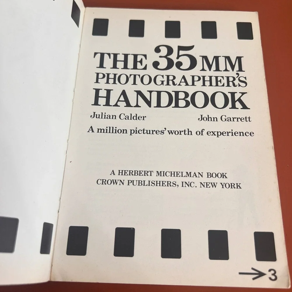 The 35mm Photographer's Handbook Julian Calder John Garrett 1979 First Edition